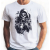 Koszulka Śmierć z klepsydrą 100% bawełna luźna koszulka, t-shirt biały